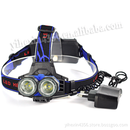 Aluminium XM-L T6 Headlamp For Camping / 2T6 Headlight / XM-L T6 Headlamp Made In China